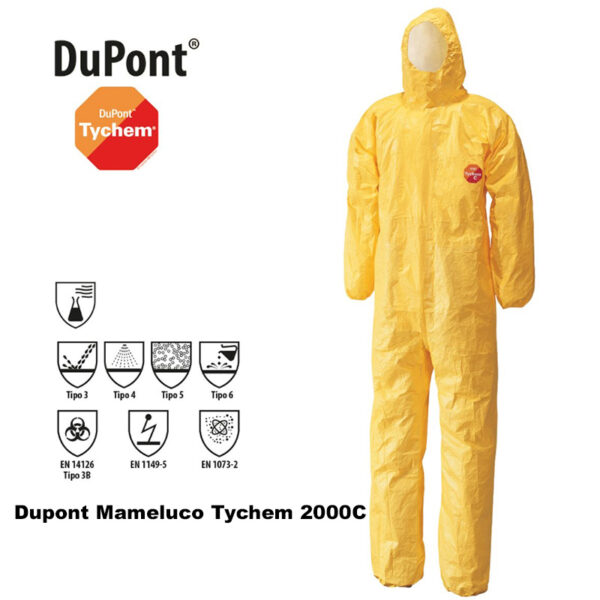 Overol de Protección Química Tychem® 2000C