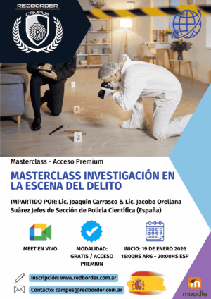 Pack Premium: Masterclass Investigación en la Escena del Delito