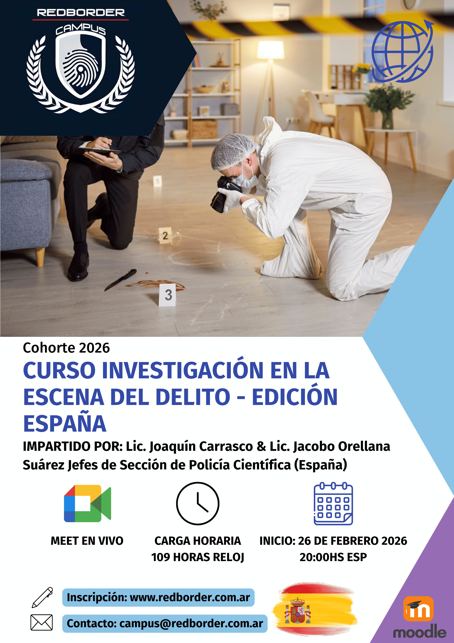 Curso: Investigación en la Escena del Delito - Edición España