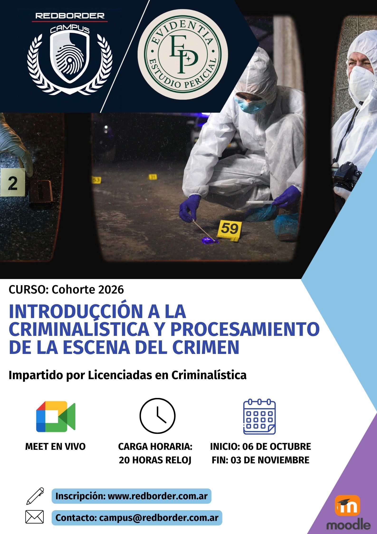 Curso: Introducción a la Criminalística y Procesamiento de la Escena del Crimen - EVIDENTIA
